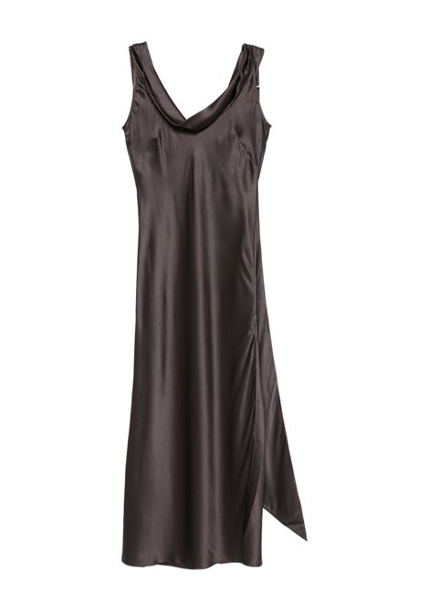 abito satin donna grafite ACNE STUDIOS | A20841BZG